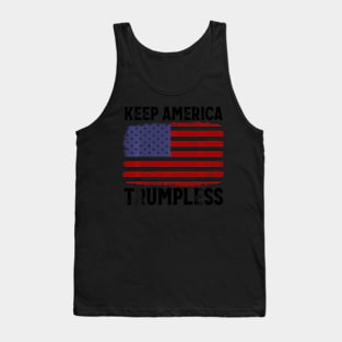 Keep America Trumpless Usa Flag Tank Top